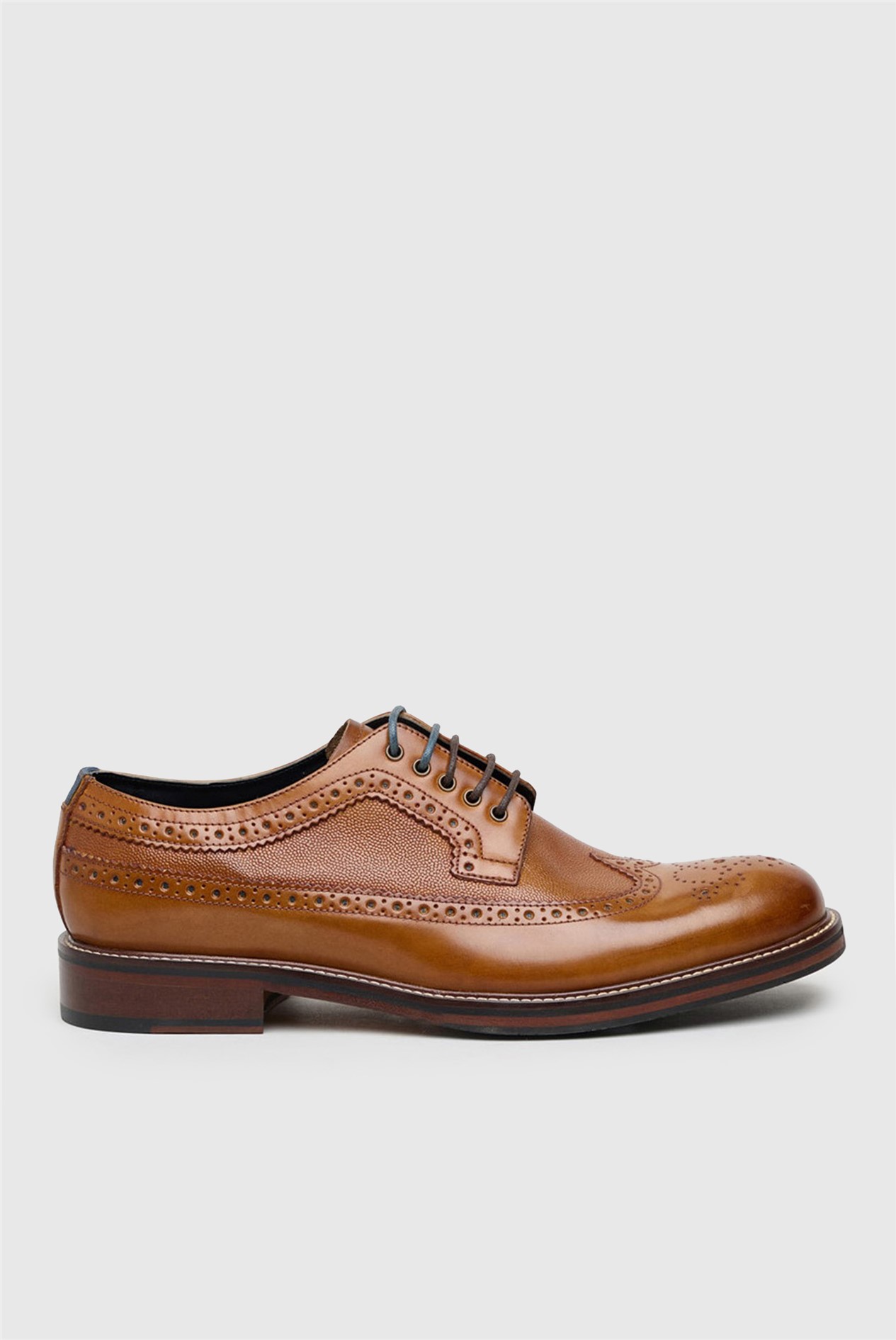 Antique Rogue Arthur Tan Leather Brogues