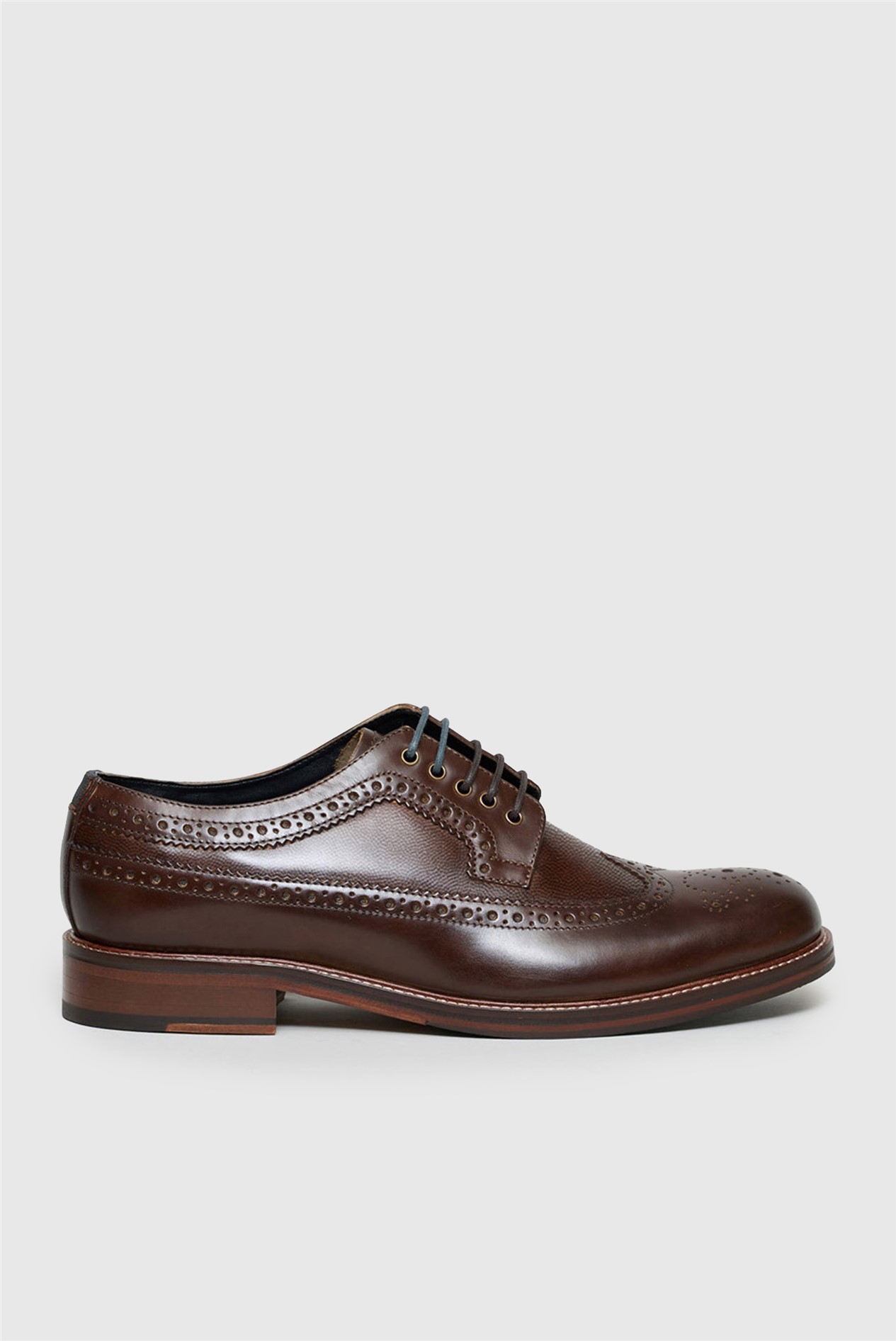 Antique Rogue Arthur Brown Leather Brogues