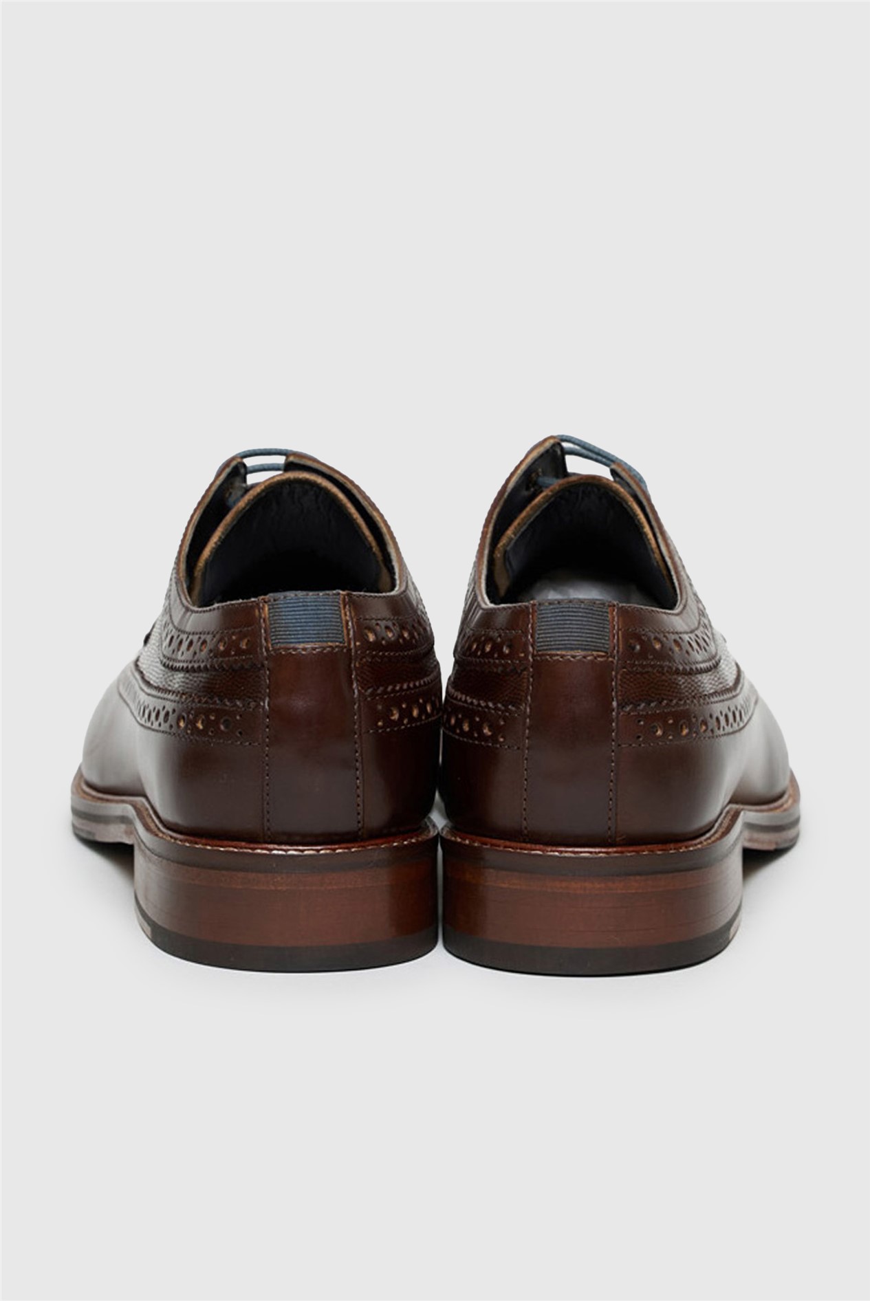 Antique Rogue Arthur Brown Leather Brogues