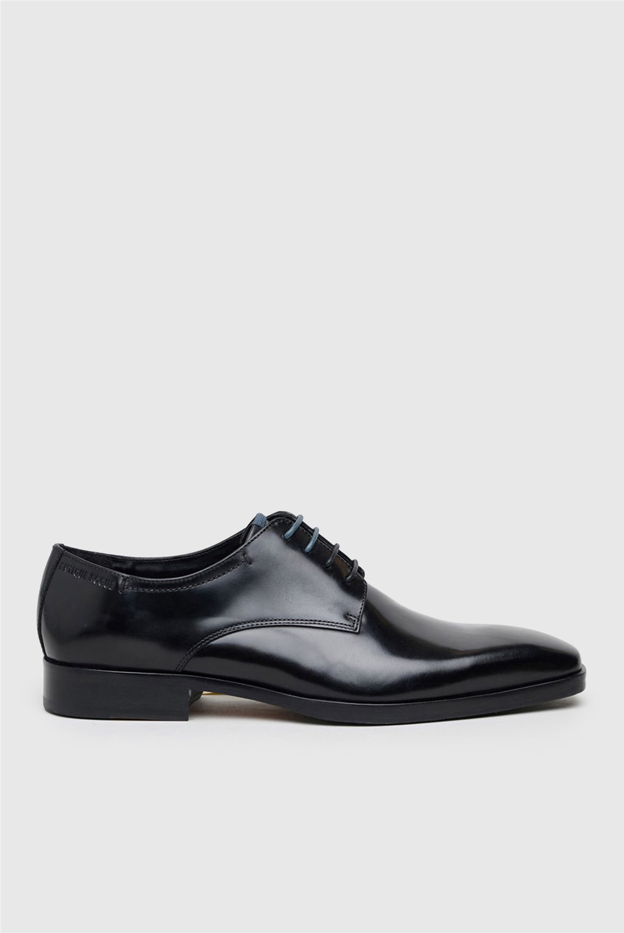 Antique Rogue Tommy Black Leather Derby Shoe