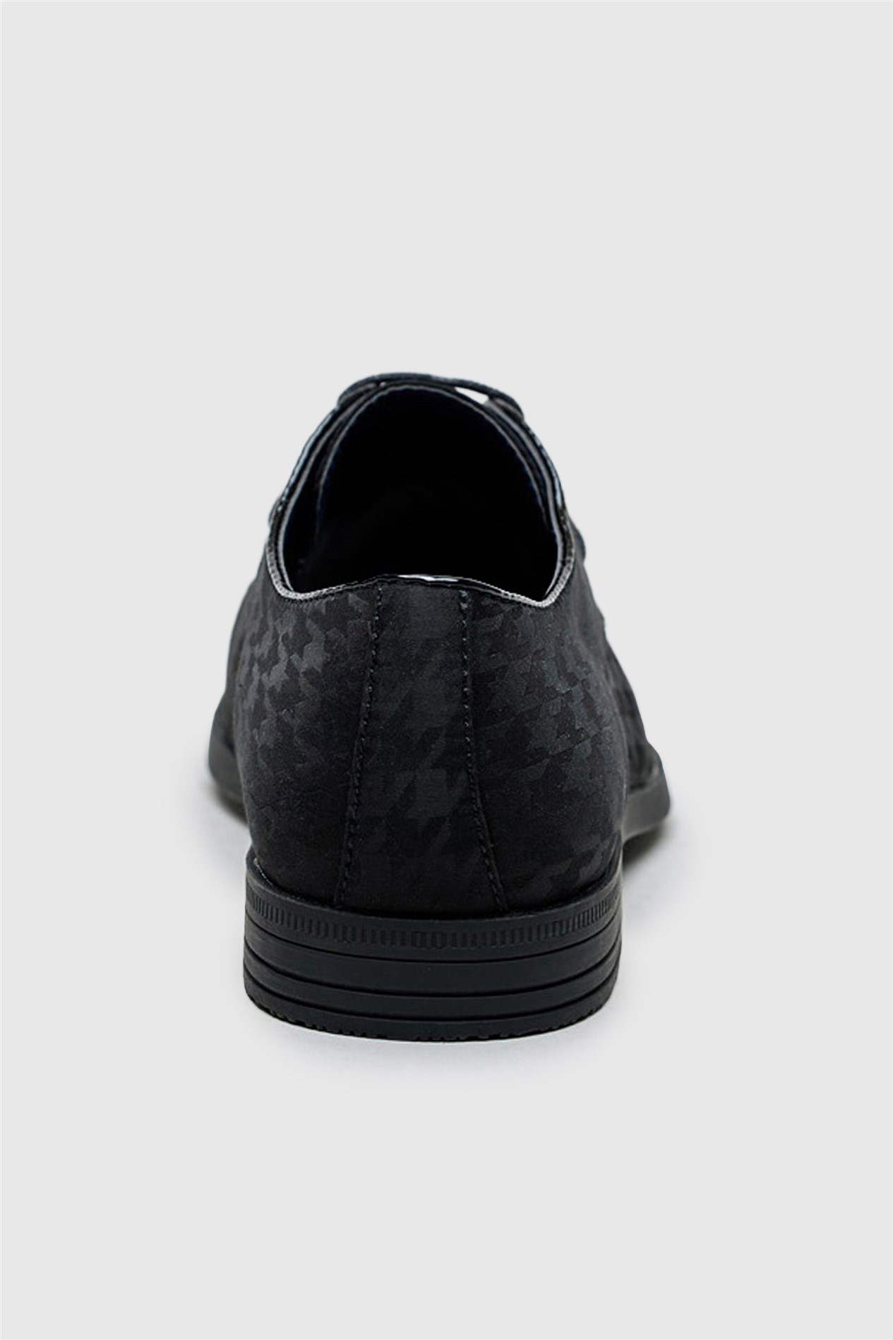 Antique Rogue Johnny Black Dogtooth Textile Shoe