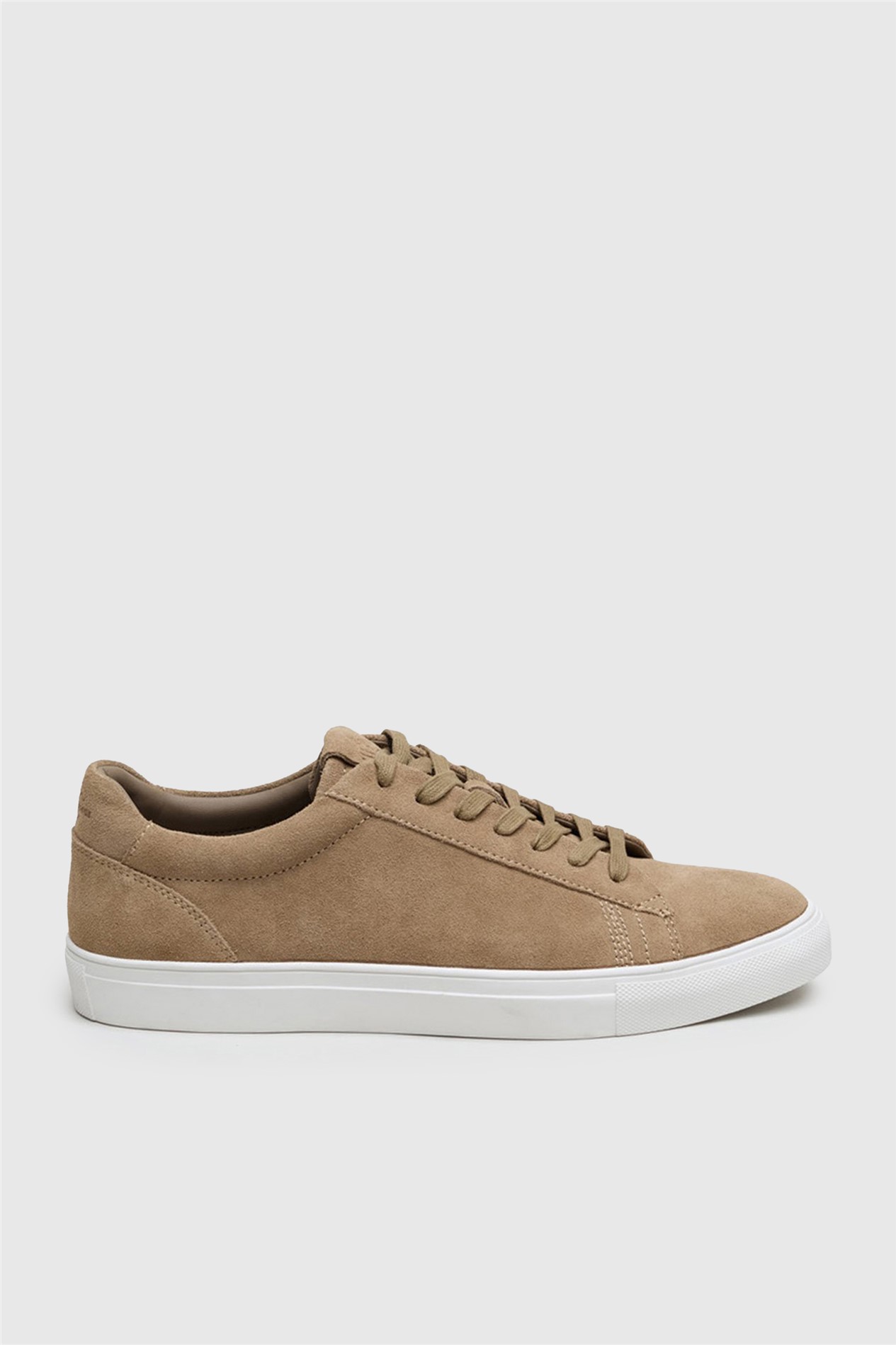 Antique Rogue Gibbs Stone Suede Trainer