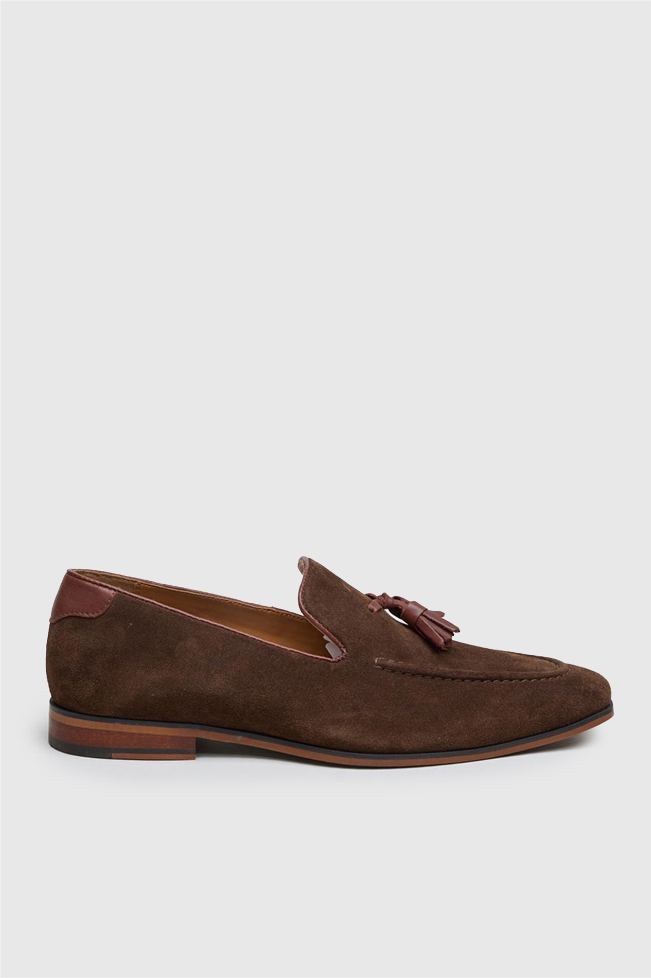 Antique Rogue Chester Brown Suede Tassel Loafer