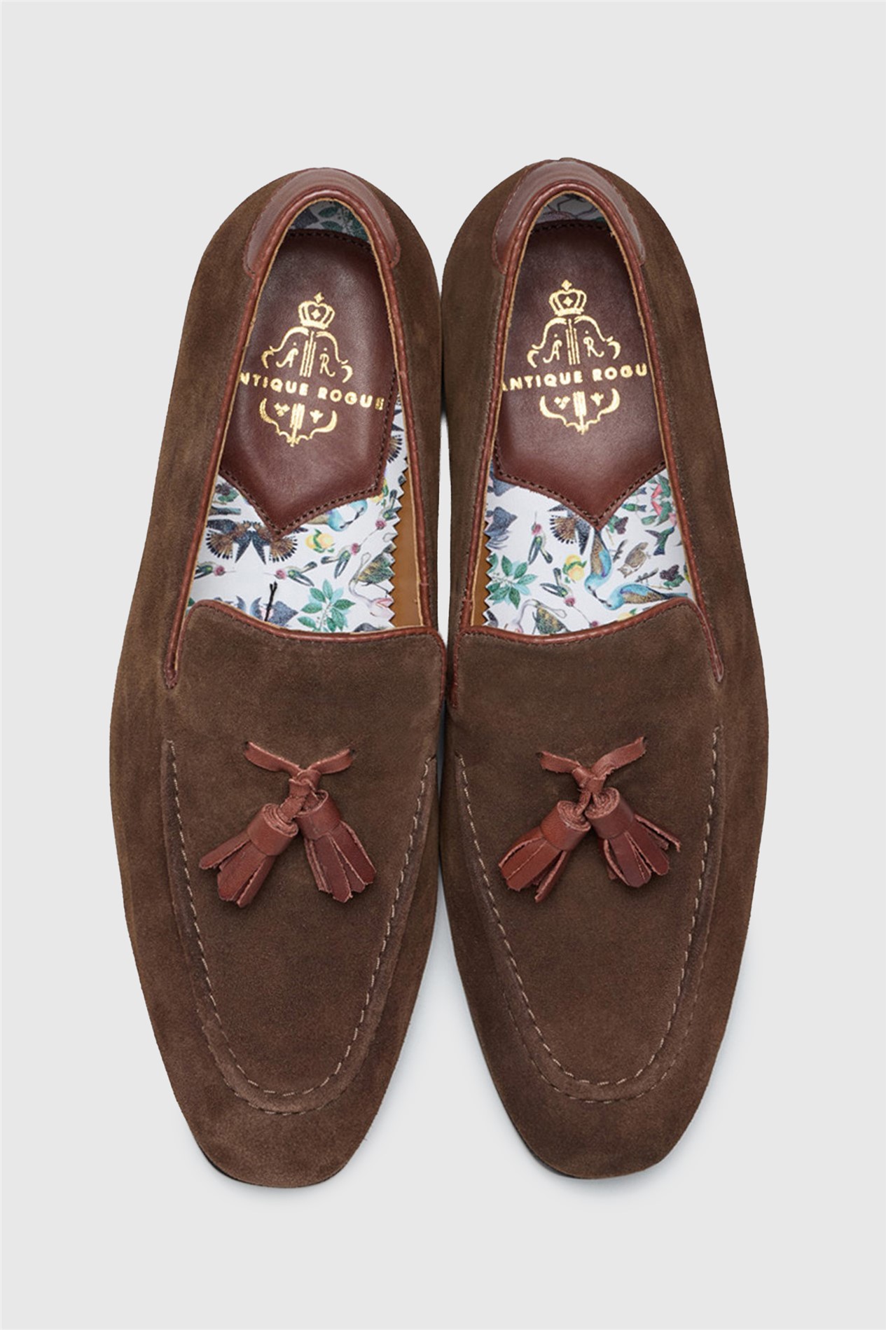 Antique Rogue Chester Brown Suede Tassel Loafer