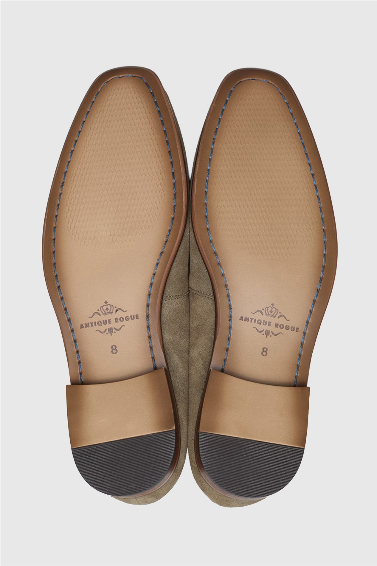 Antique Rogue Chester Olive Suede Tassel Loafer