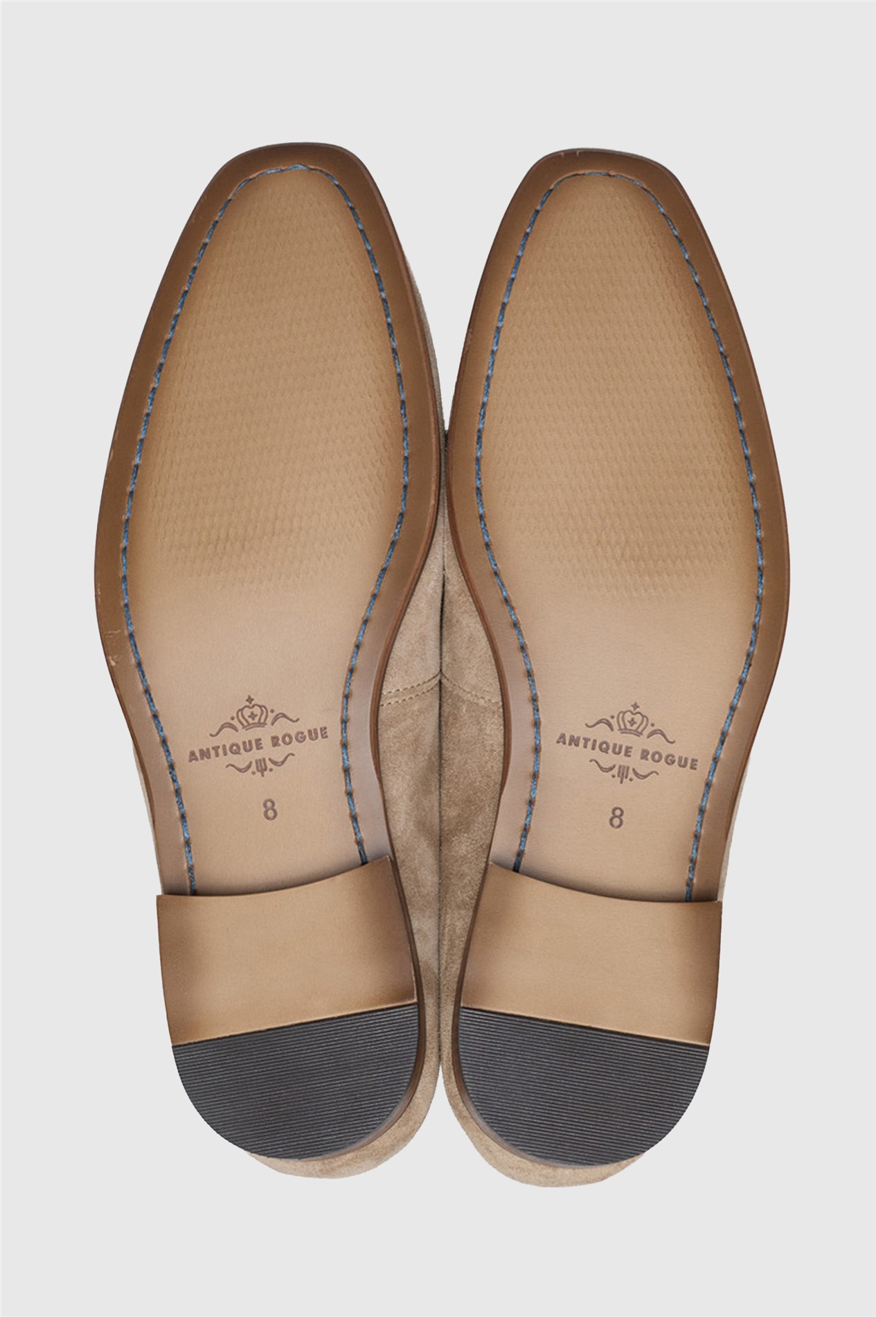Antique Rogue Churchill Loafer Stone Suede
