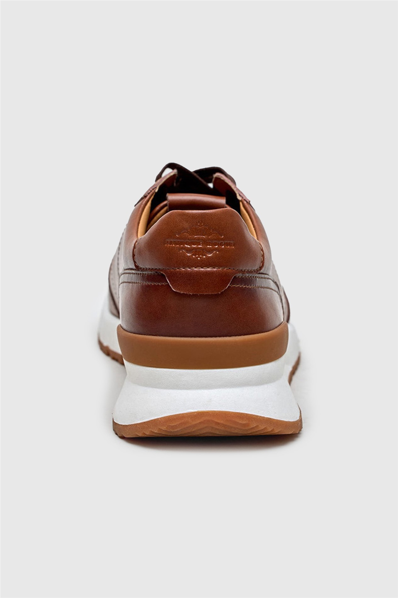 Antique Rogue Palmer Tan Leather Smart Trainer