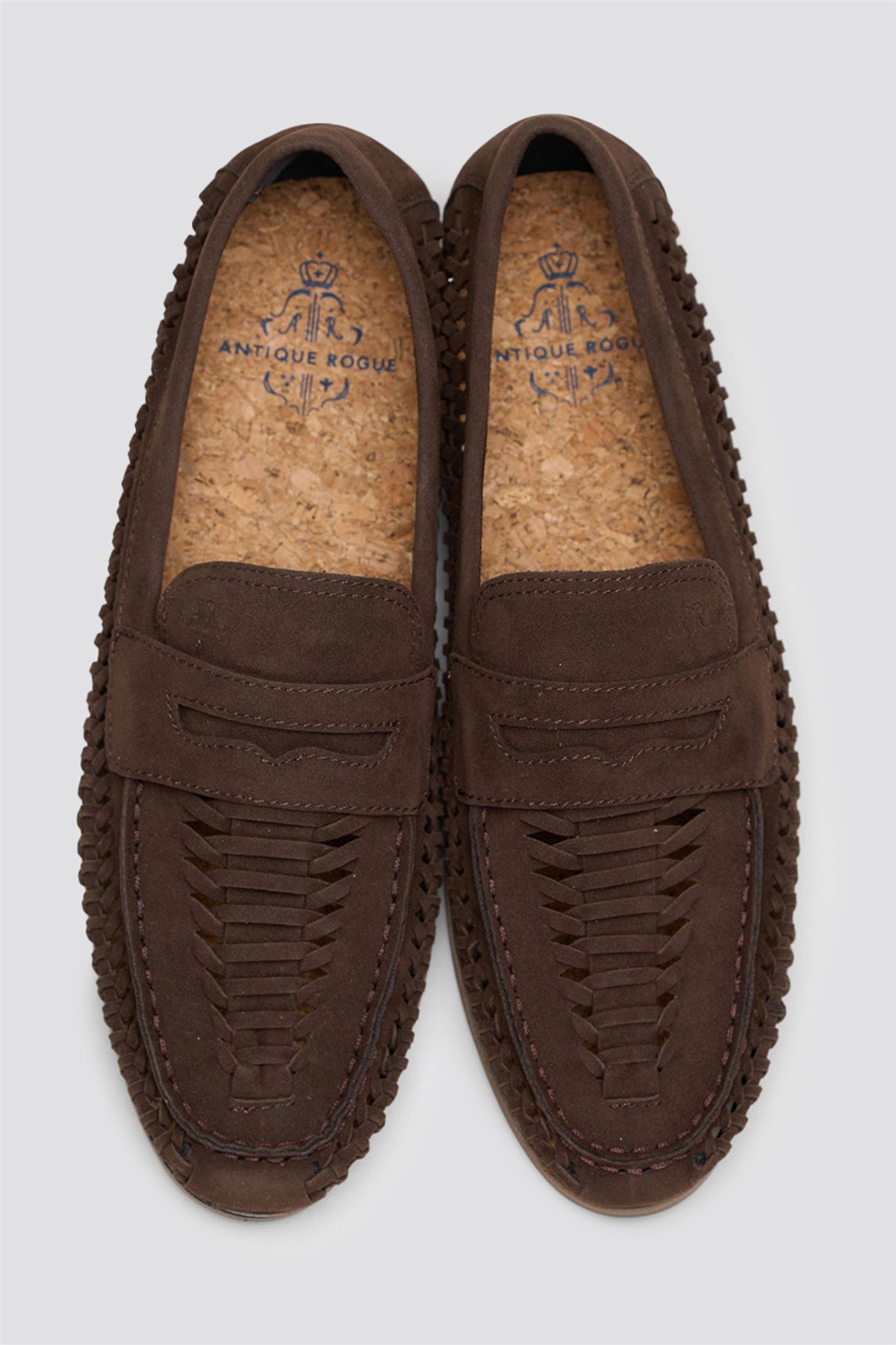 Antique Rogue Ruben Brown Imi Weave Loafer