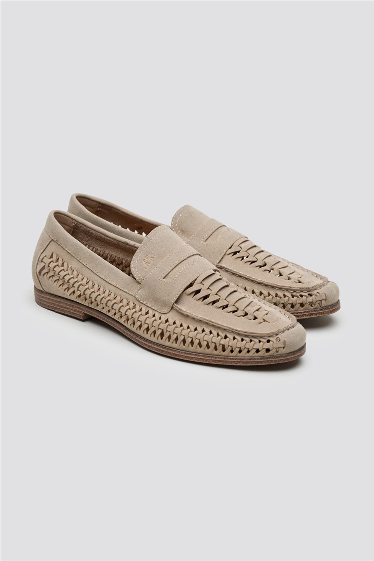 Antique Rogue Ruben Stone Imi Weave Loafer