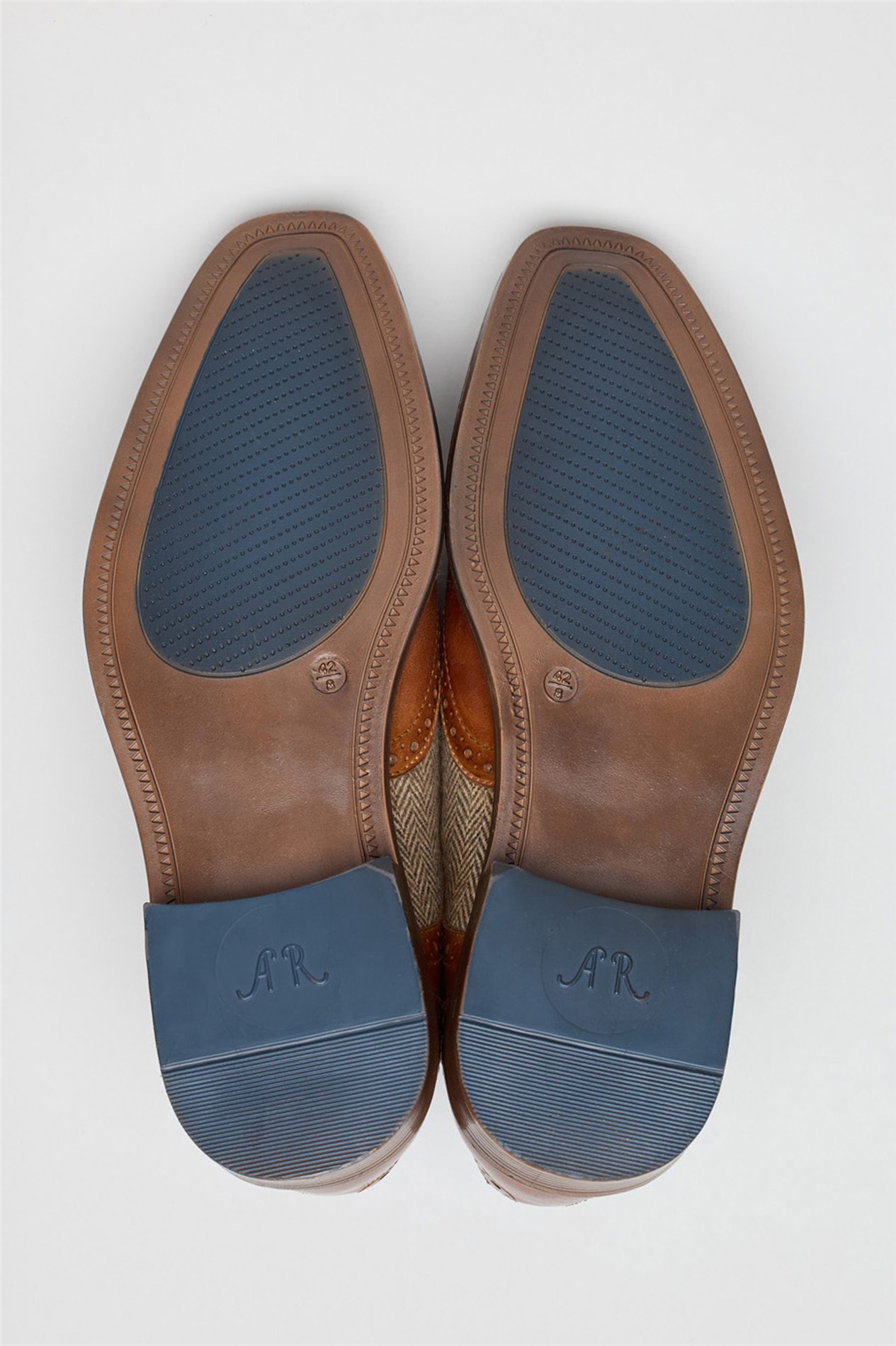 Antique Rogue Rochdale Tan Leather Two Tone Brogue