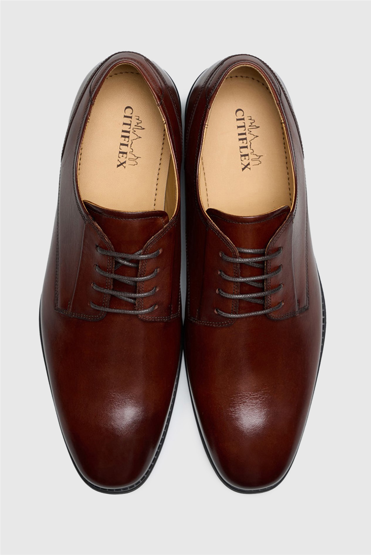 CitiFlex Farringdon Brown Leather Derby Shoe
