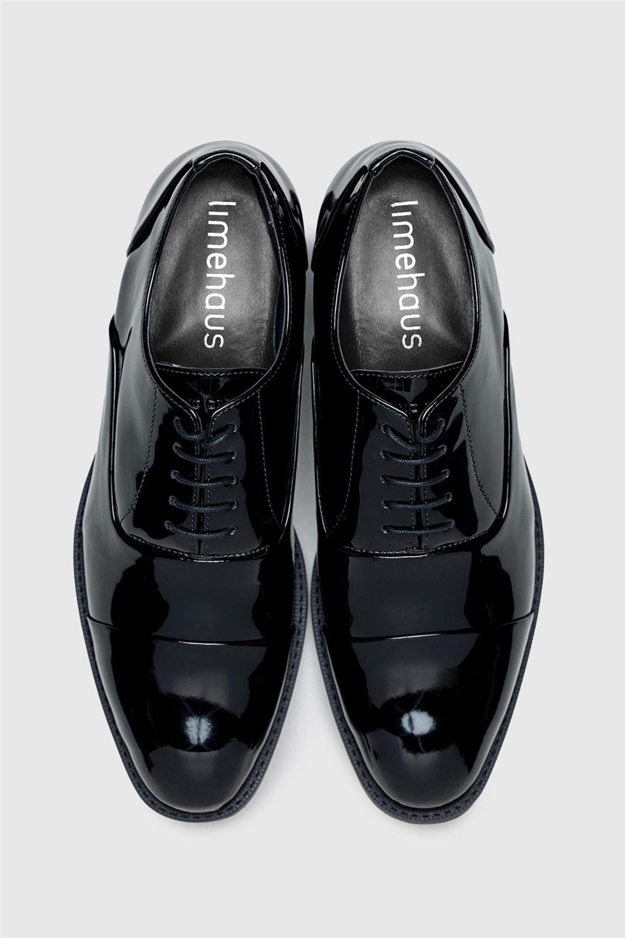 Limehaus Oxley Black Patent Shoe