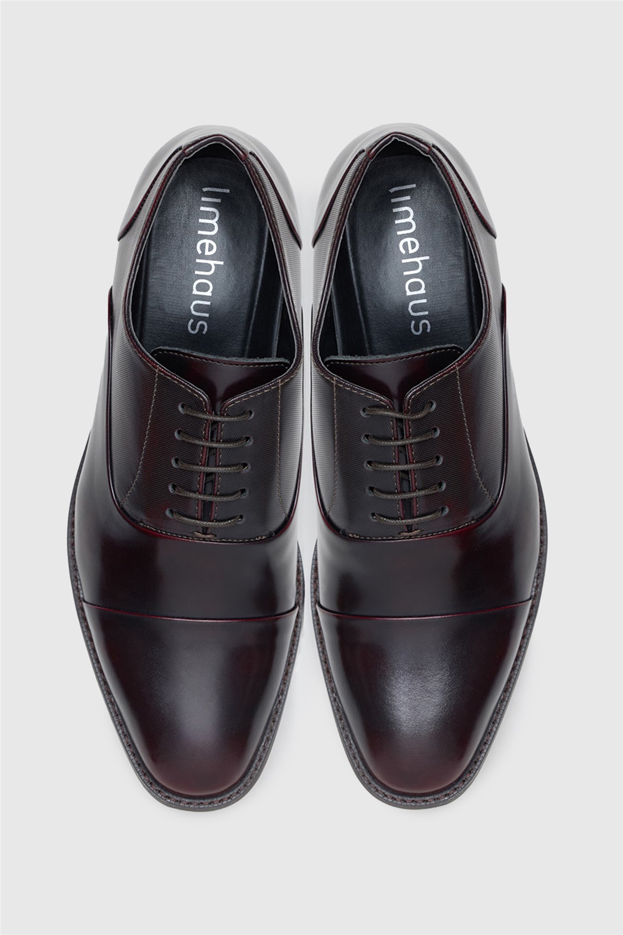 Limehaus Oxley Burgundy Leather Shoe