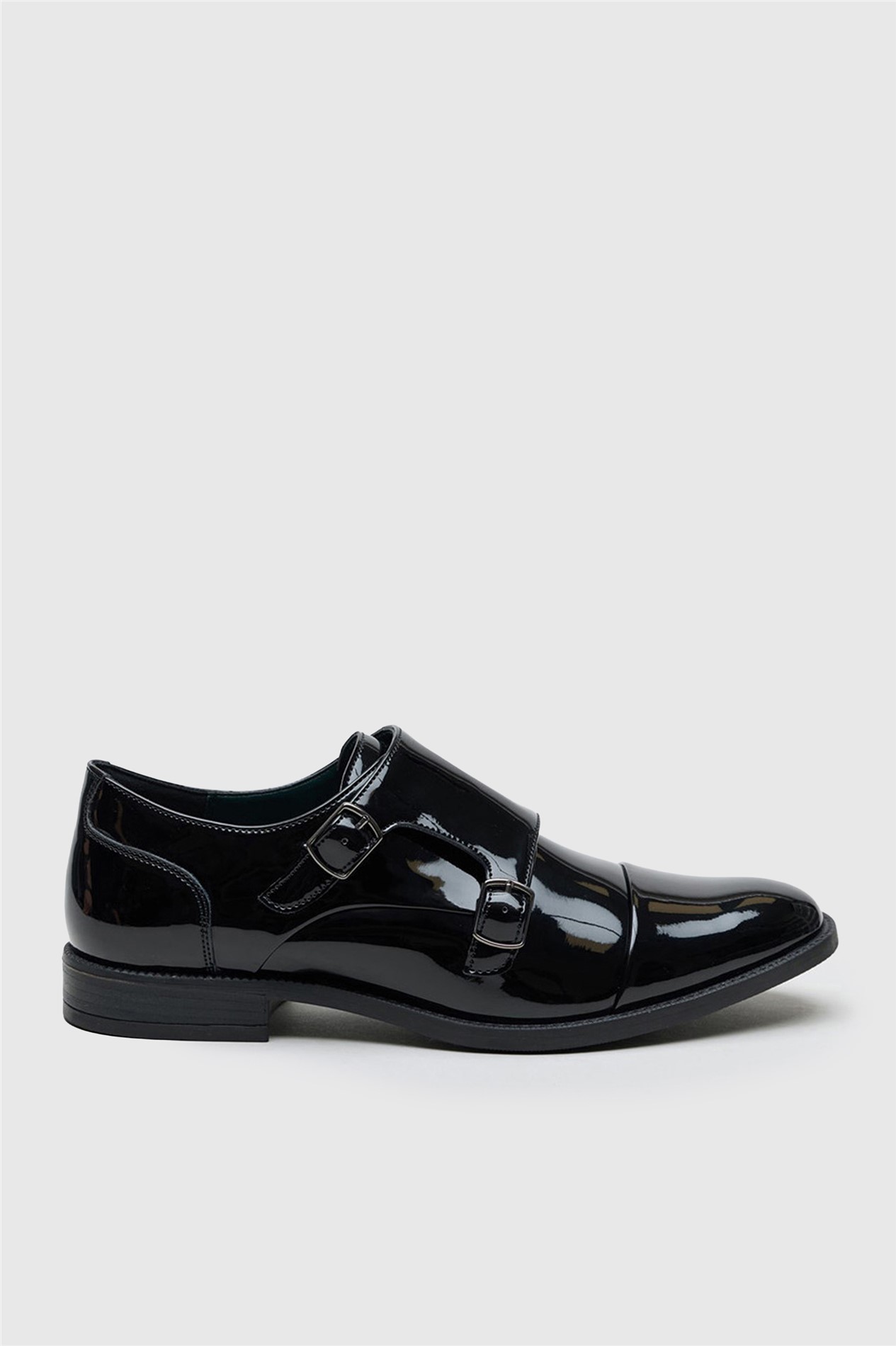 Limehaus Monkton Black Patent Shoe
