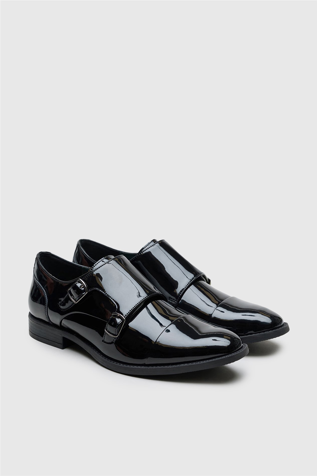 Limehaus Monkton Black Patent Shoe