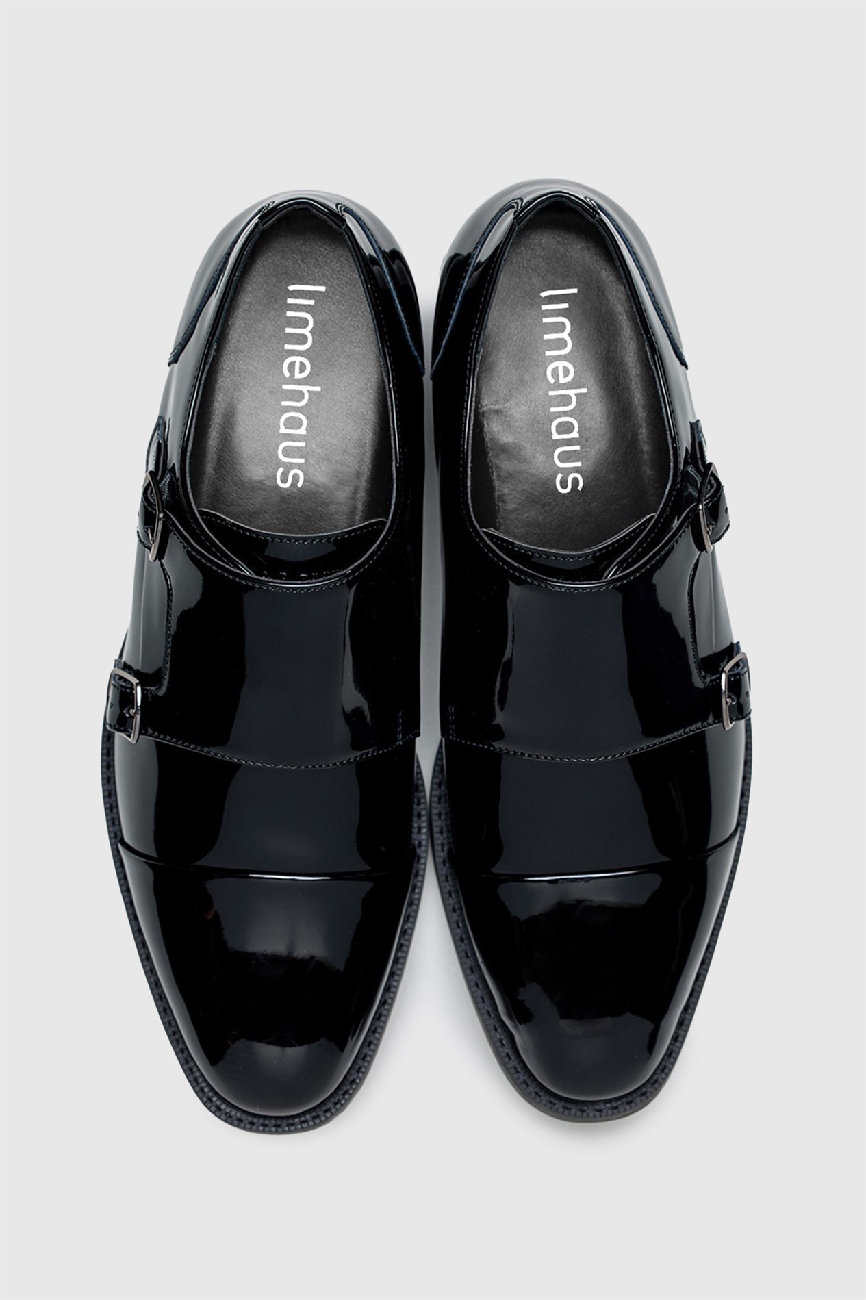 Limehaus Monkton Black Patent Shoe