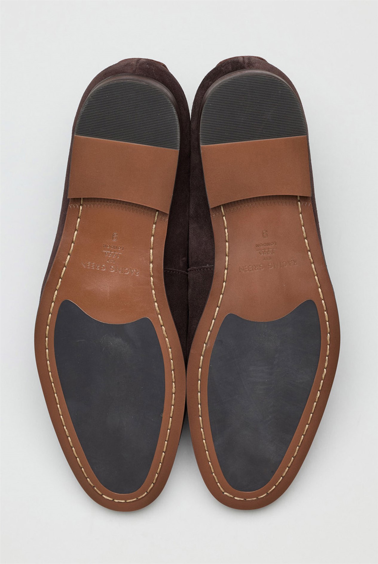 Racing Green Newman Tan Leather Shoe