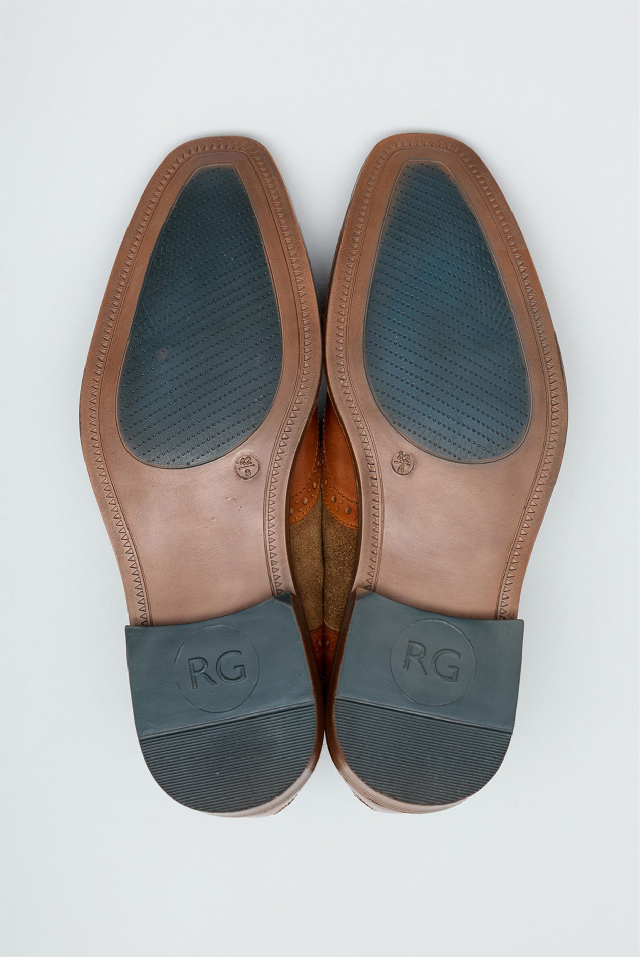 Racing Green Tan Leather Dale Brogues