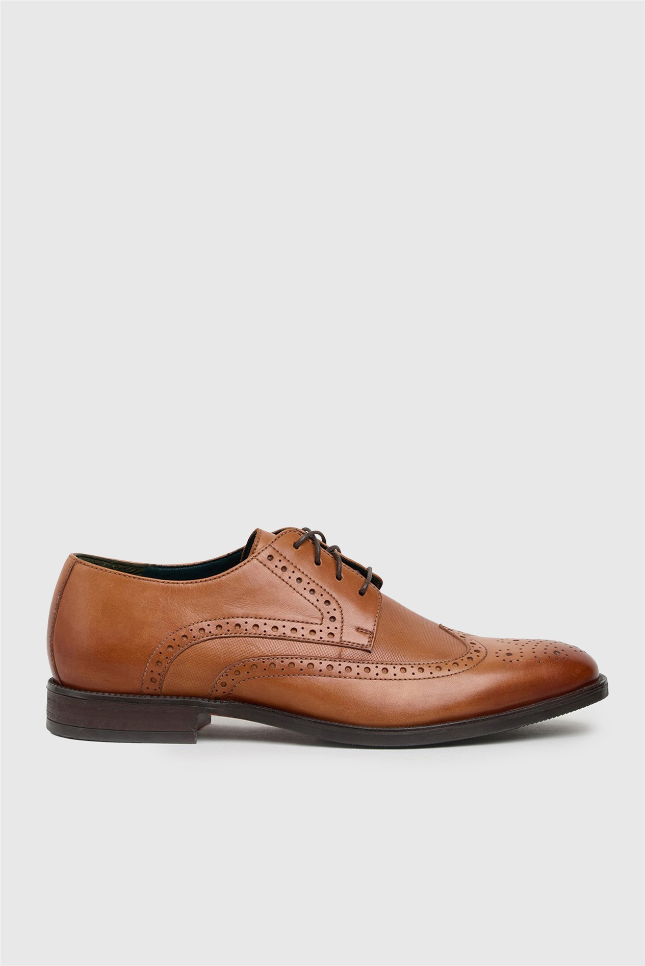 Racing Green Max Tan Leather Brogues