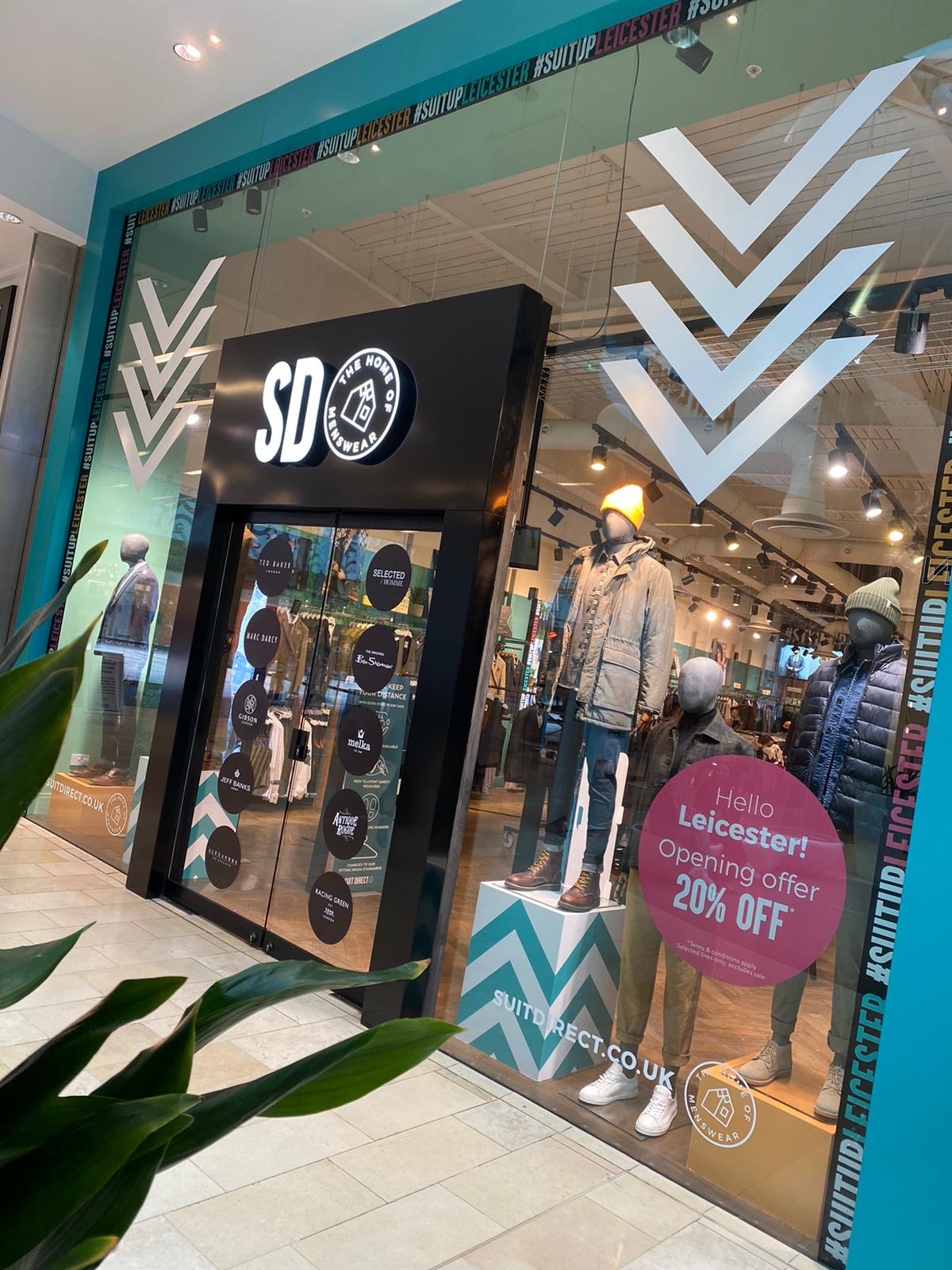 Suit Direct Leicester Highcross East Midlands