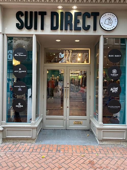 Suit Direct Birmingham New Street Suit Shop for Men