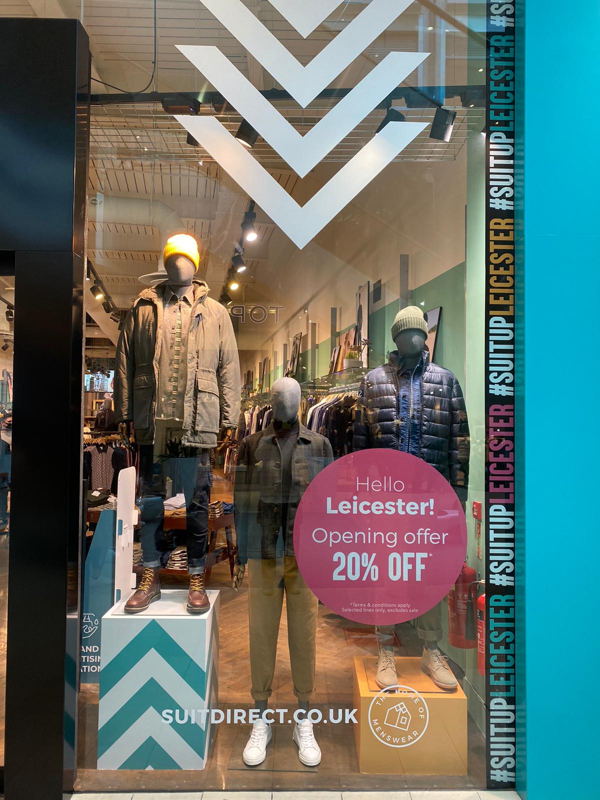 Suit Direct Leicester Highcross East Midlands