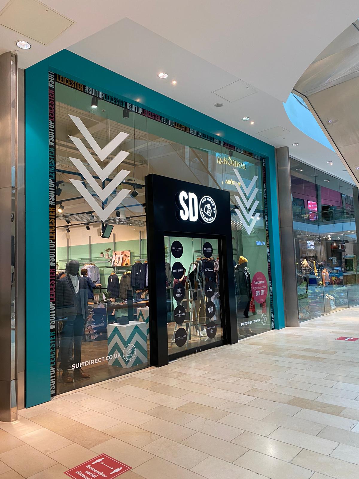 Suit Direct Leicester Highcross East Midlands